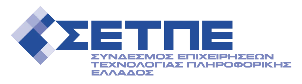 Logo of SETPE Σύνδεσμος επιχειρήσεων τεχνολογίας πληροφορικής Ελλάδος